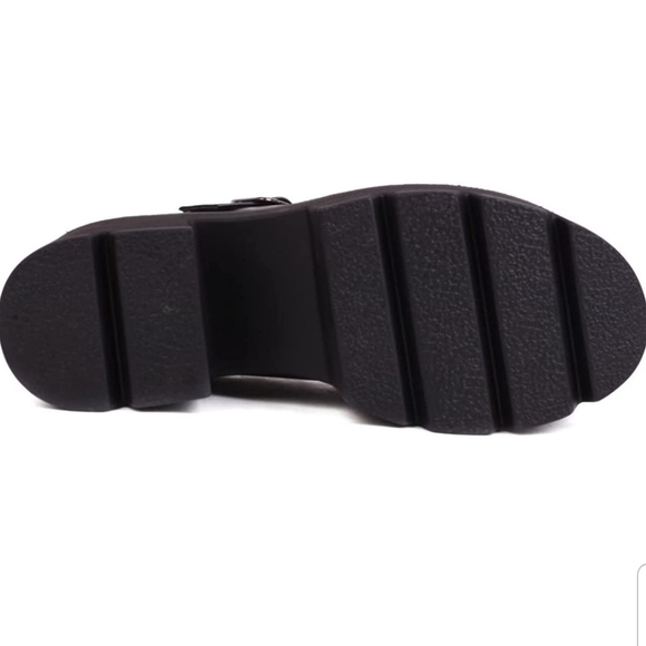 BLACK MARYJANE LOAFER PLATFORMS - Picture 3 of 6